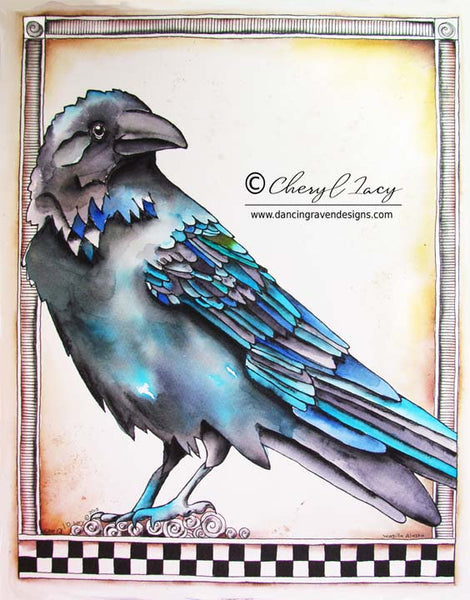 Blue Jay - Art Print – Dancing Raven Designs